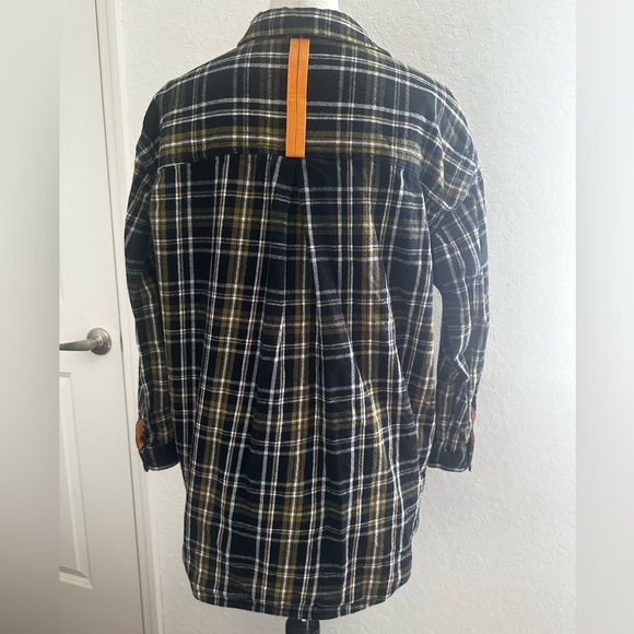 Converse Plaid Button Down Relaxed Boyfriend Fit M - Picture 5 of 9